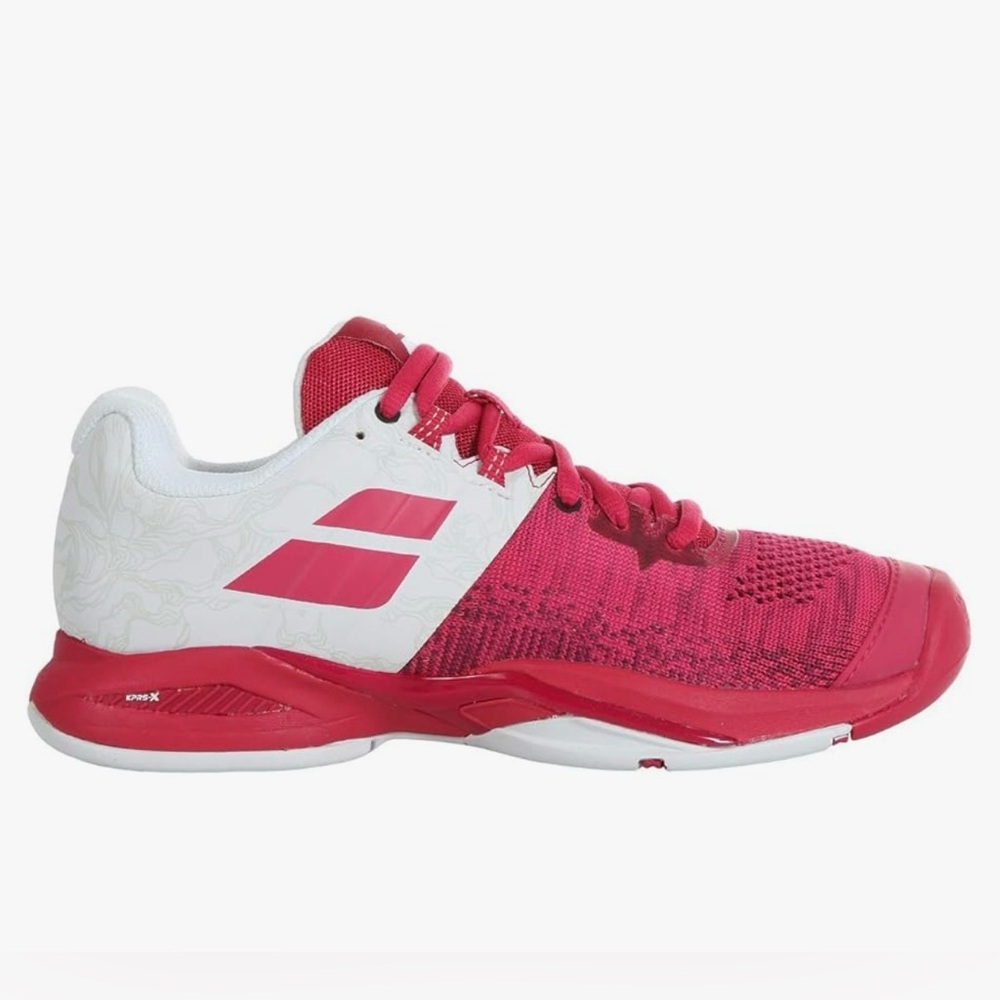 Babolat PROPULSE BLAST ALL COURT TENNIS SHOES WHITE/VIVACIOUS RED